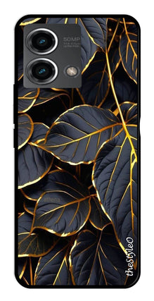 Gold Leaf Metal Mobile Case for Moto G Stylus