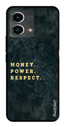 Money Power Respect Metal Mobile Case for Moto G Stylus