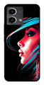 Elegant Woman Metal Mobile Case for Moto G Stylus (Design No -86)