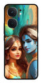 Lord Radha Krishna Metal Mobile Case for iQOO Neo 9 Pro 5G (Design No -01)