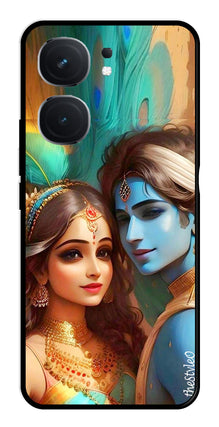 Lord Radha Krishna Metal Mobile Case for iQOO Neo 9 Pro 5G
