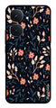 Floral Pattern Metal Mobile Case for iQOO Neo 9 Pro 5G (Design No -10)