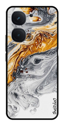 Army Pattern Metal Mobile Case for iQOO Neo 9 Pro 5G