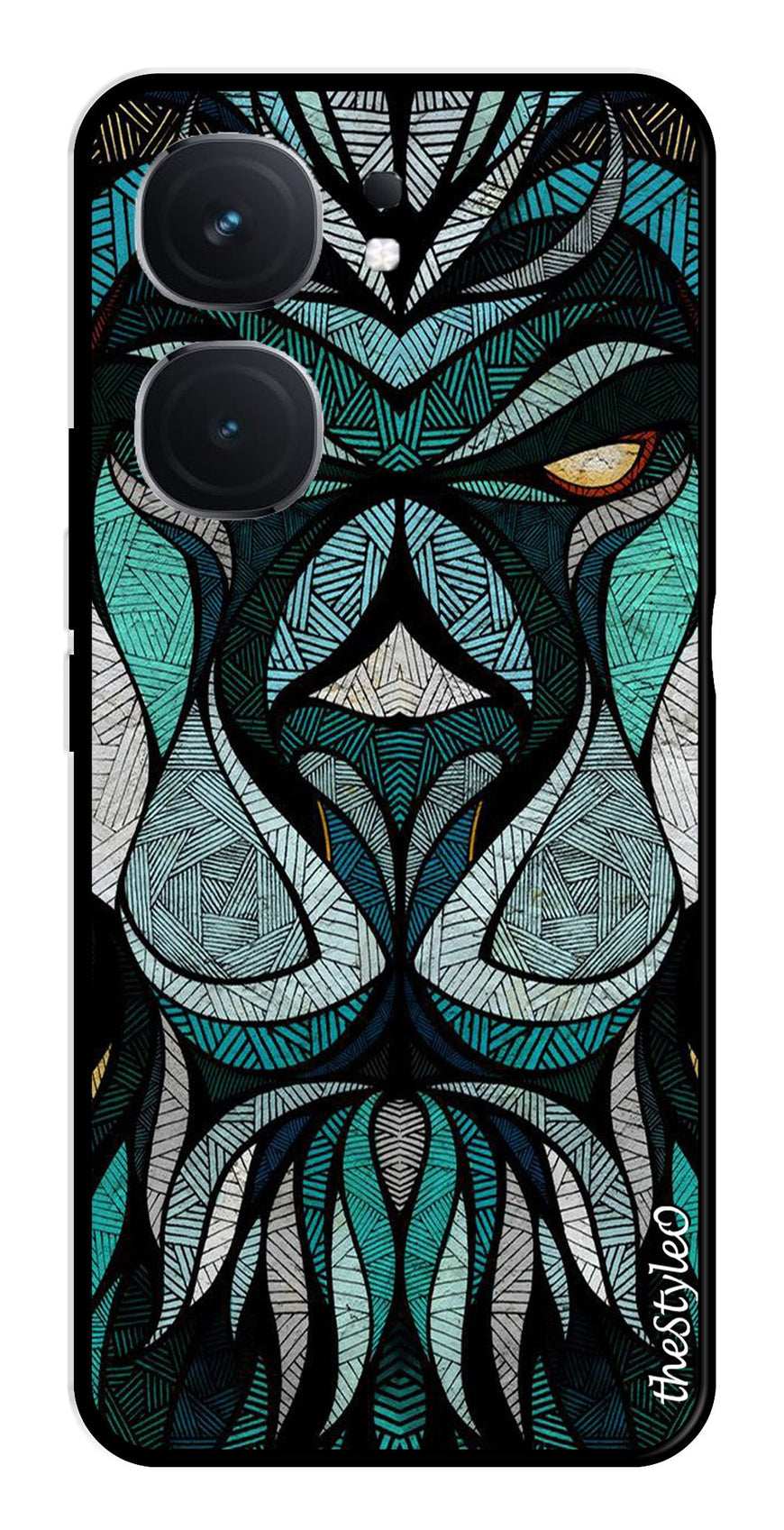 Muted Rainbow Metal Mobile Case for iQOO Neo 9 Pro 5G (Design No -39)