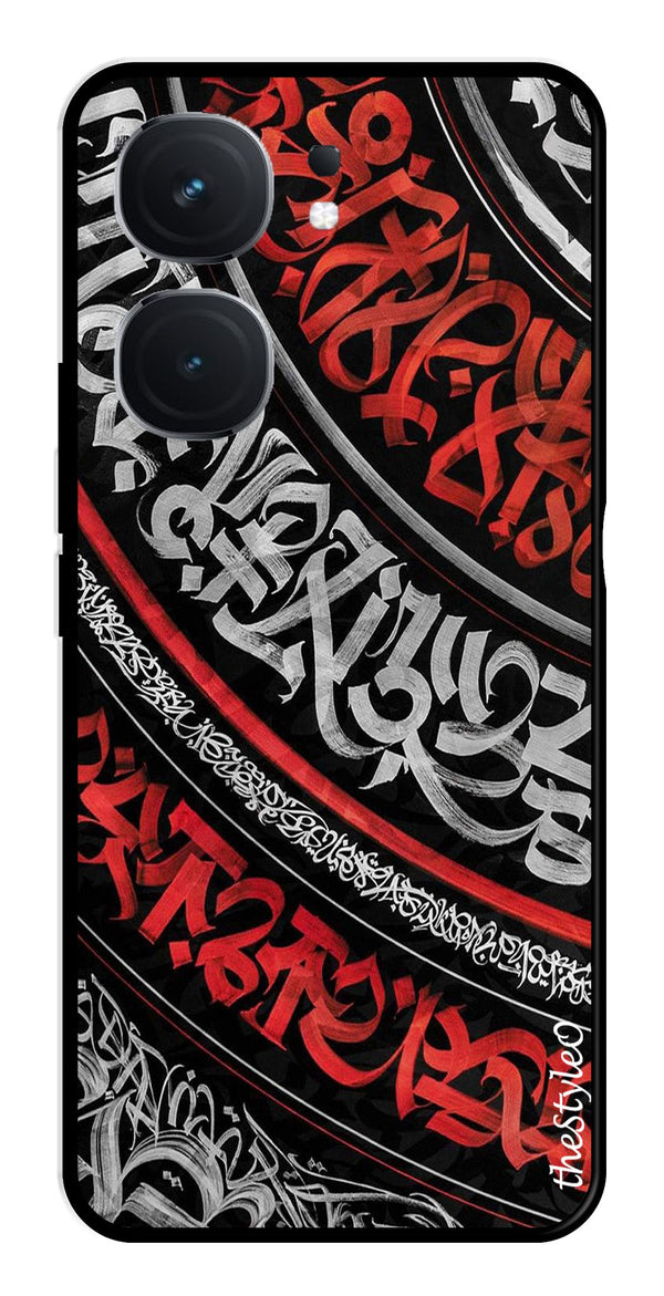 Modern Art Colorful Metal Mobile Case for iQOO Neo 9 Pro 5G (Design No -48)