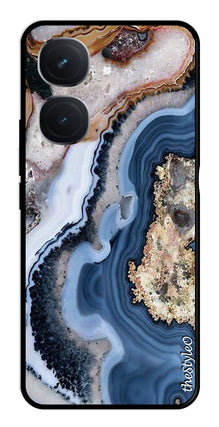 Floral Pattern Metal Mobile Case for iQOO Neo 9 Pro 5G