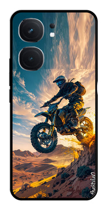 Bike Rider Metal Mobile Case for iQOO Neo 9 Pro 5G