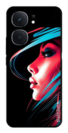 Elegant Woman Metal Mobile Case for iQOO Neo 9 Pro 5G