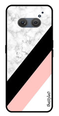 Pink Pattern Metal Mobile Case for Nothing Phone 2a (Design No -23)