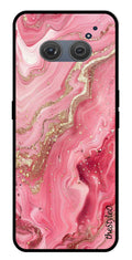 Pink Marble Metal Mobile Case for Nothing Phone 2a (Design No -66)