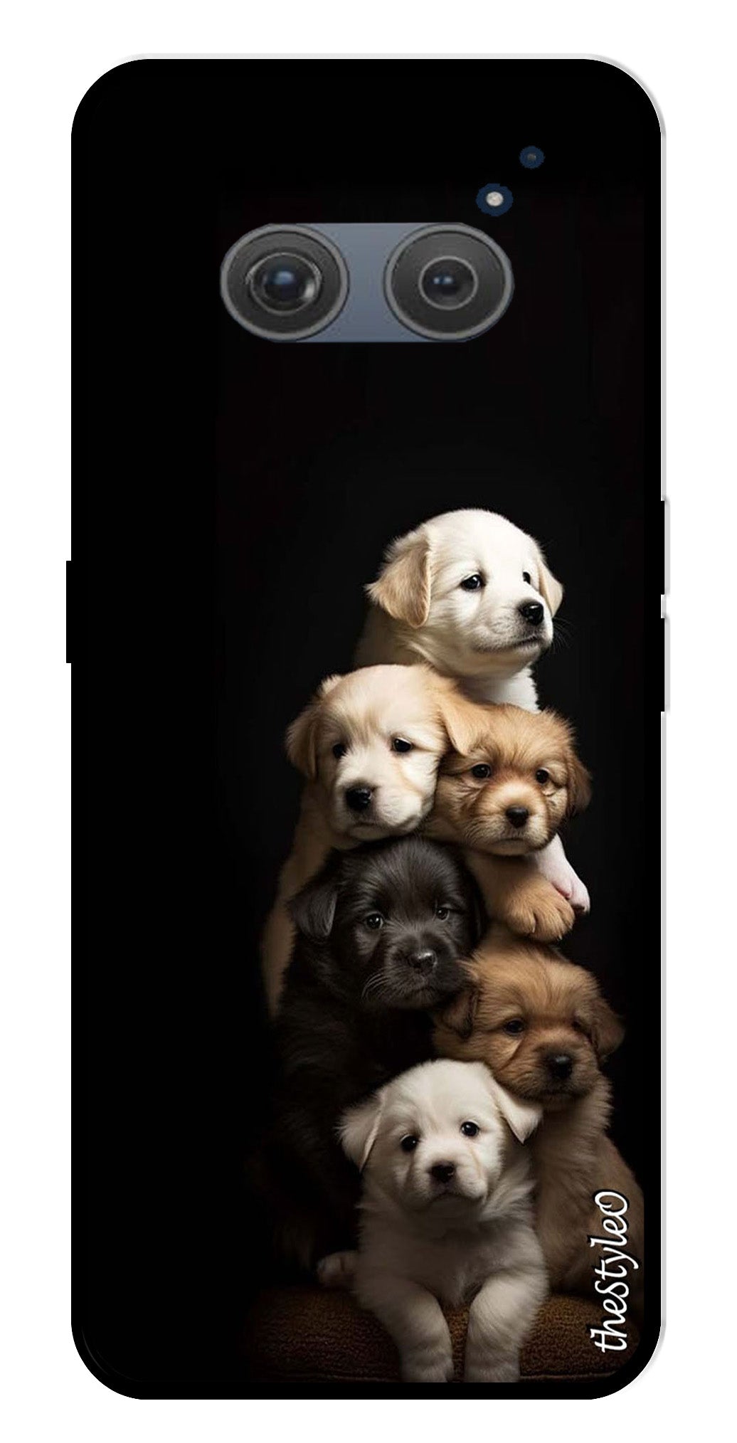 Dog lovers Metal Mobile Case for Nothing Phone 2a (Design No -88)