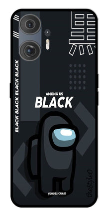 Among us Black Metal Mobile Case for Nothing Phone 2