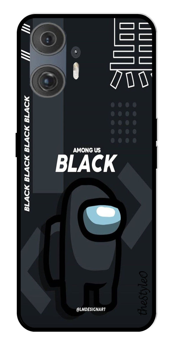 Among us Black Metal Mobile Case for Nothing Phone 2 (Design No -67)