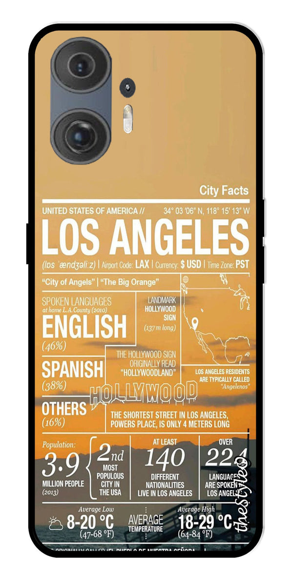 Los Angeles Metal Mobile Case for Nothing Phone 2 (Design No -68)
