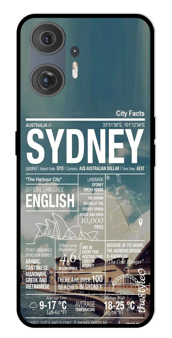 Sydney Metal Mobile Case for Nothing Phone 2 (Design No -69)