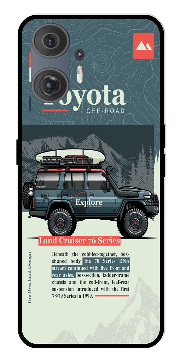 Land Cruiser Metal Mobile Case for Nothing Phone 2 (Design No -78)