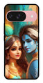 Lord Radha Krishna Metal Mobile Case for Google Pixal 9 (Design No -01)