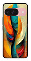 Modern Art Metal Mobile Case for Google Pixal 9 (Design No -11)