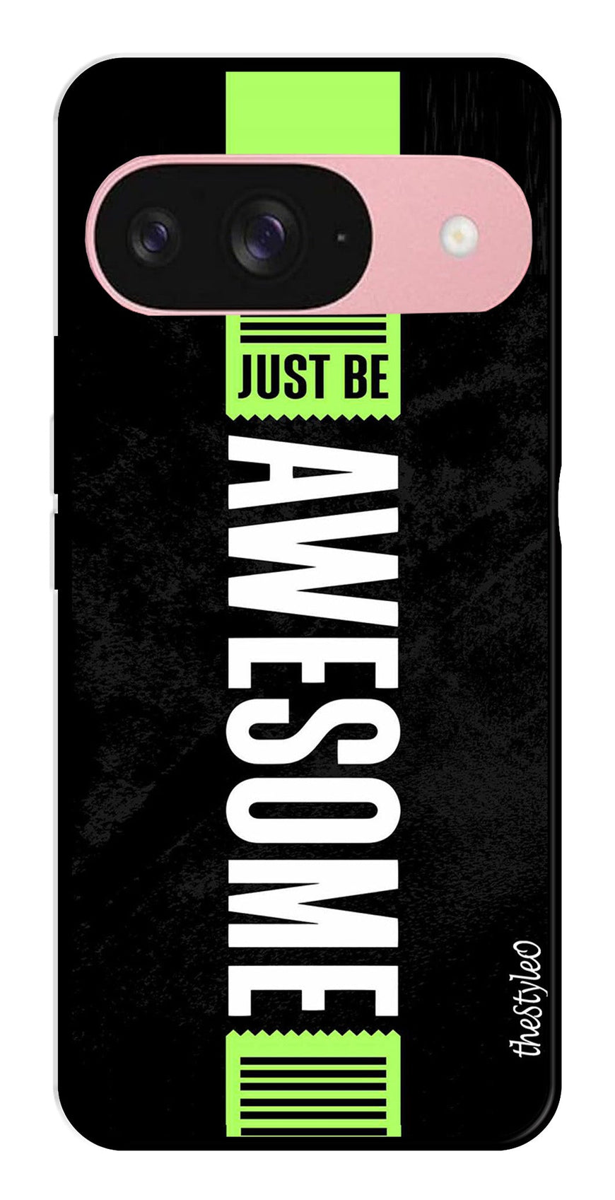 Alphabets Metal Mobile Case for Google Pixal 9 (Design No -32)