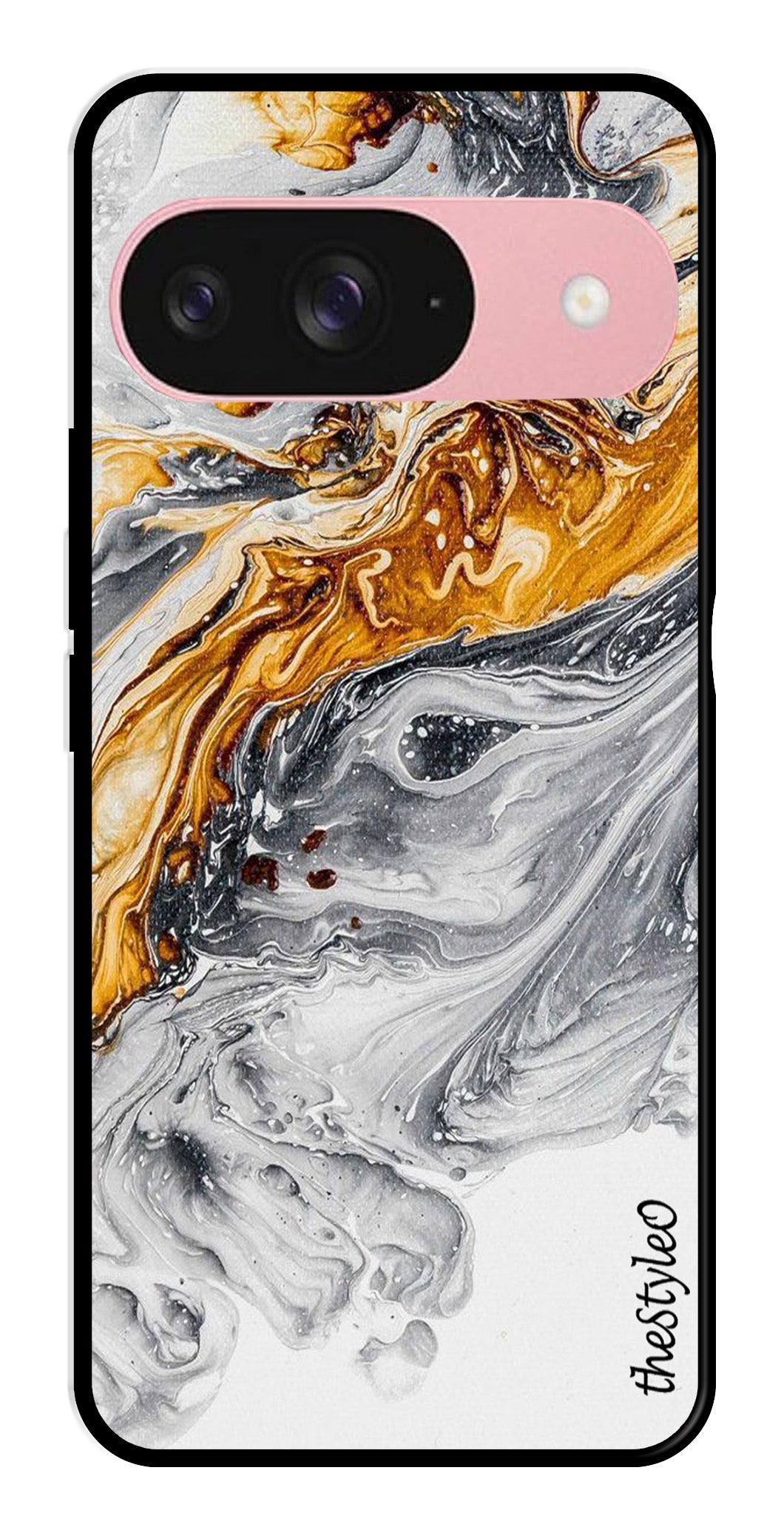 Army Pattern Metal Mobile Case for Google Pixal 9 (Design No -35)