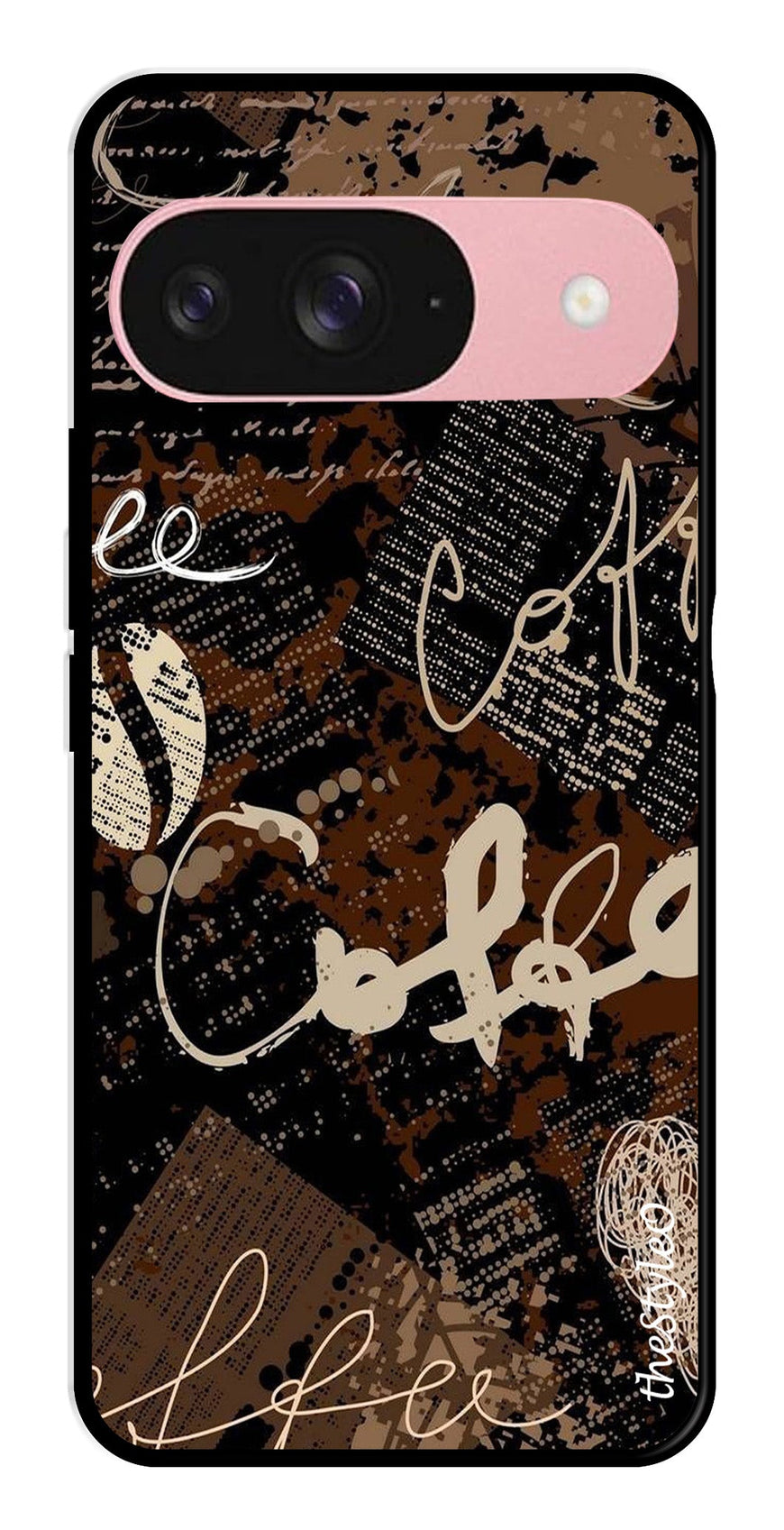 Marble Pattern Metal Mobile Case for Google Pixal 9 (Design No -36)