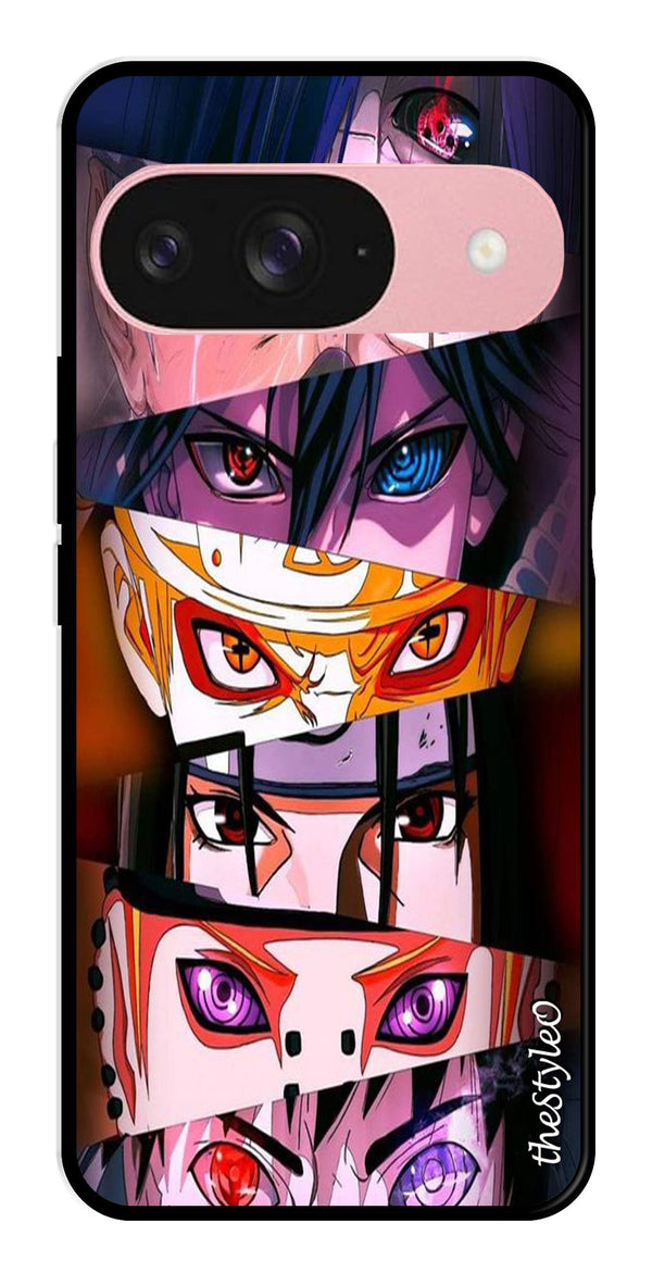 Anime Metal Mobile Case for Google Pixal 9 (Design No -56)