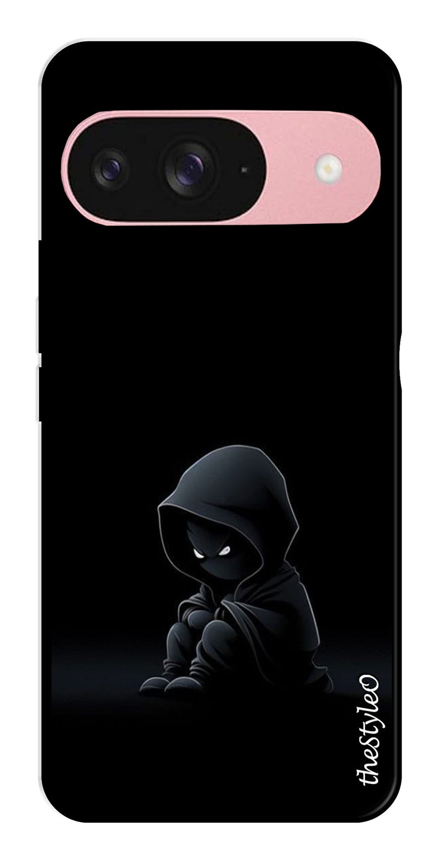 Kid Cartoon Metal Mobile Case for Google Pixal 9 (Design No -60)