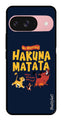 Hakuna Matata Metal Mobile Case for Google Pixal 9 (Design No -62)