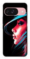 Elegant Woman Metal Mobile Case for Google Pixal 9 (Design No -86)
