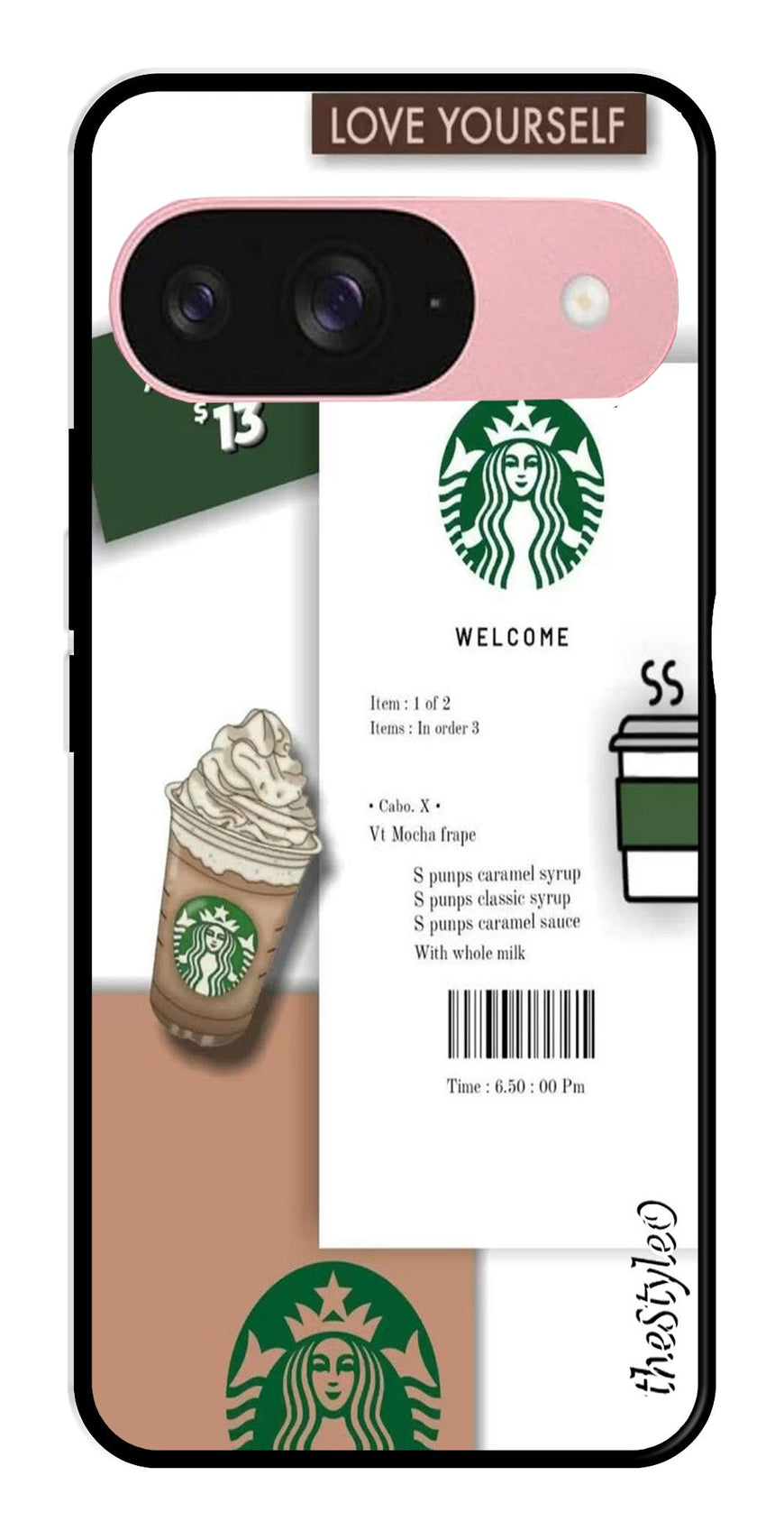 Starbucks Metal Mobile Case for Google Pixal 9 (Design No -91)