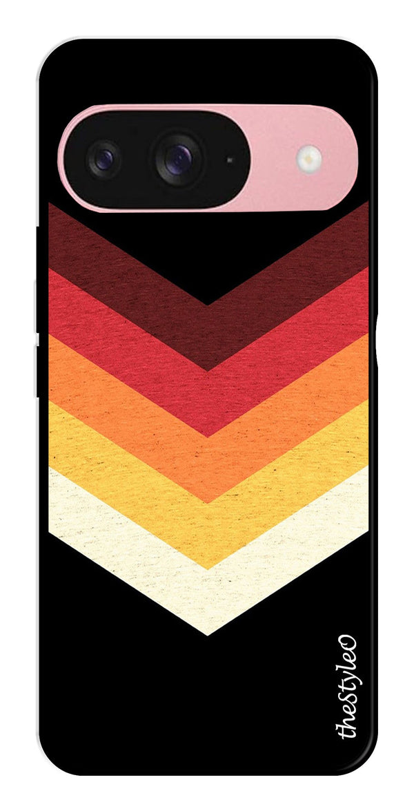 MultiColor Arrow Metal Mobile Case for Google Pixel 9 Pro (Design No -04)