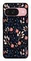 Floral Pattern Metal Mobile Case for Google Pixel 9 Pro (Design No -10)