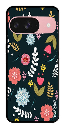 Floral Pattern2 Metal Mobile Case for Google Pixel 9 Pro