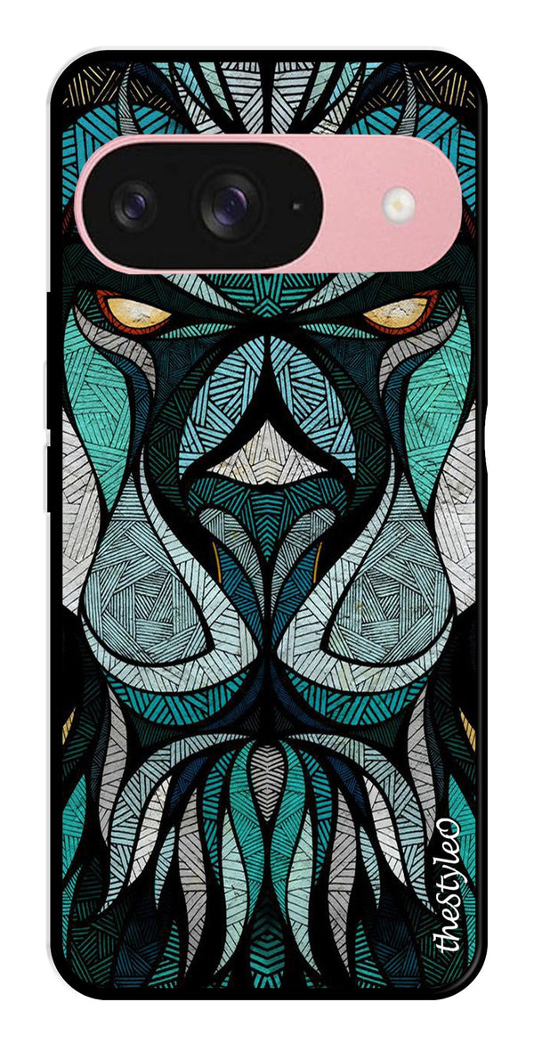 Muted Rainbow Metal Mobile Case for Google Pixel 9 Pro (Design No -39)