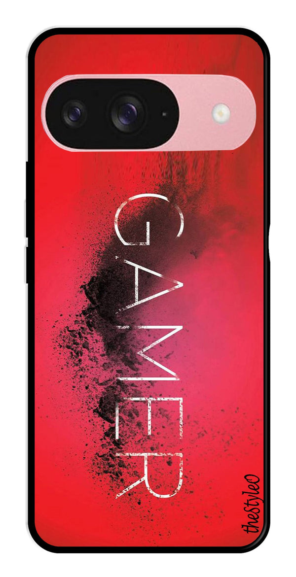 Lion Pattern Metal Mobile Case for Google Pixel 9 Pro (Design No -40)
