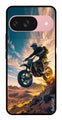 Bike Rider Metal Mobile Case for Google Pixel 9 Pro (Design No -59)