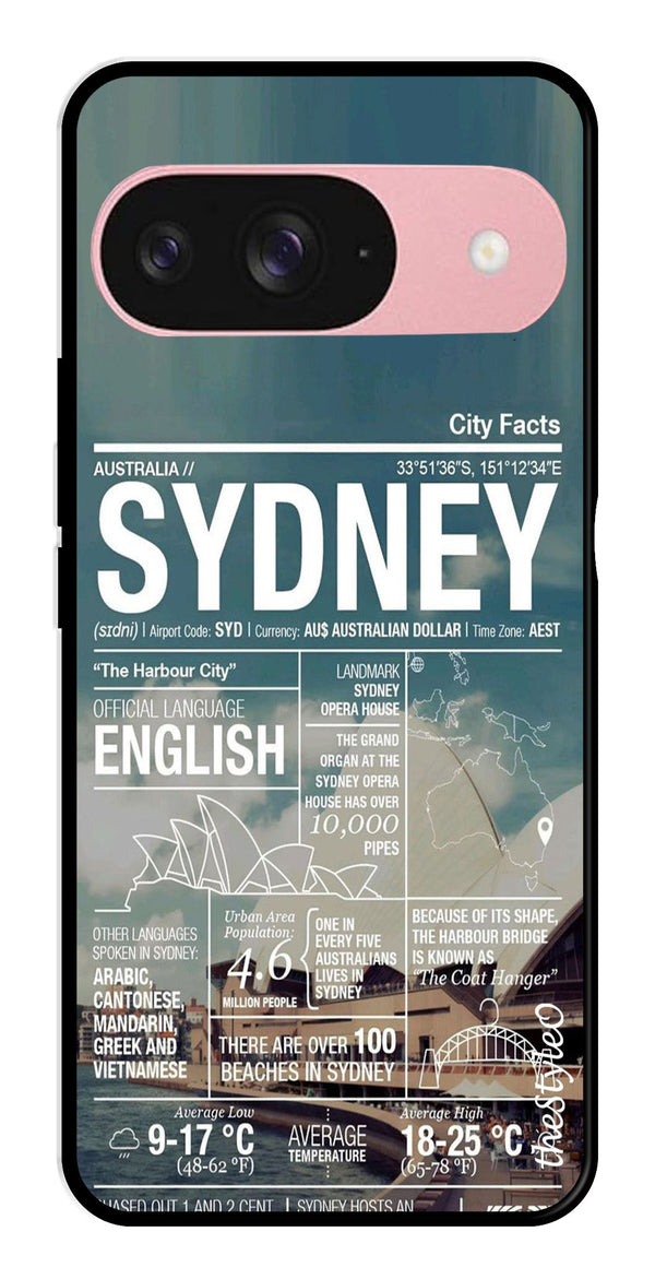 Sydney Metal Mobile Case for Google Pixel 9 Pro (Design No -69)