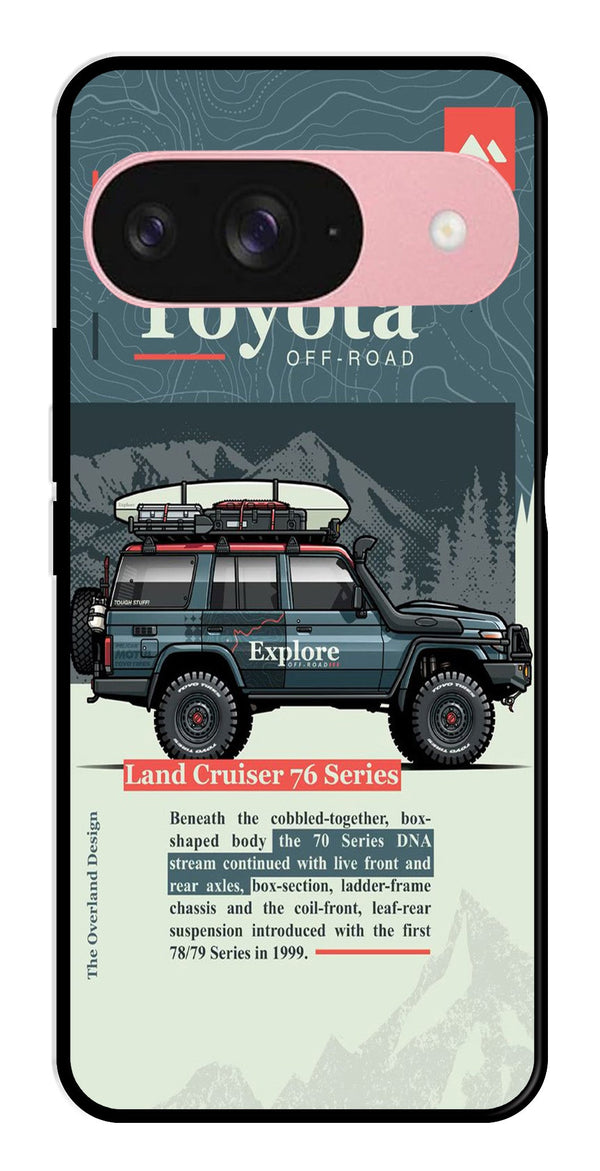 Land Cruiser Metal Mobile Case for Google Pixel 9 Pro (Design No -78)