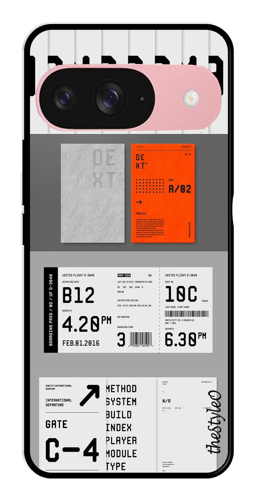 Monorama Metal Mobile Case for Google Pixel 9 Pro (Design No -80)