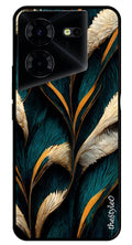 Vintage Car Metal Mobile Case for Pova 5  (Design No -29)