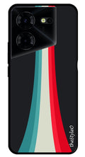 Modern Art Colorful Metal Mobile Case for Pova 5  (Design No -47)
