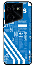 Adidas Design Metal Mobile Case for Pova 5  (Design No -58)