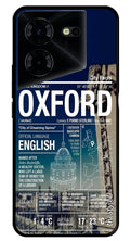 Oxford Metal Mobile Case for Pova 5  (Design No -70)