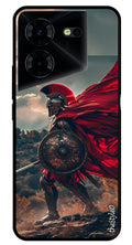 Spartan Fighter Metal Mobile Case for Pova 5  (Design No -89)