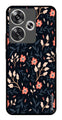 Floral Pattern Metal Mobile Case for Poco F6 5G (Design No -10)