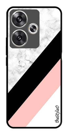 Pink Pattern Metal Mobile Case for Poco F6 5G
