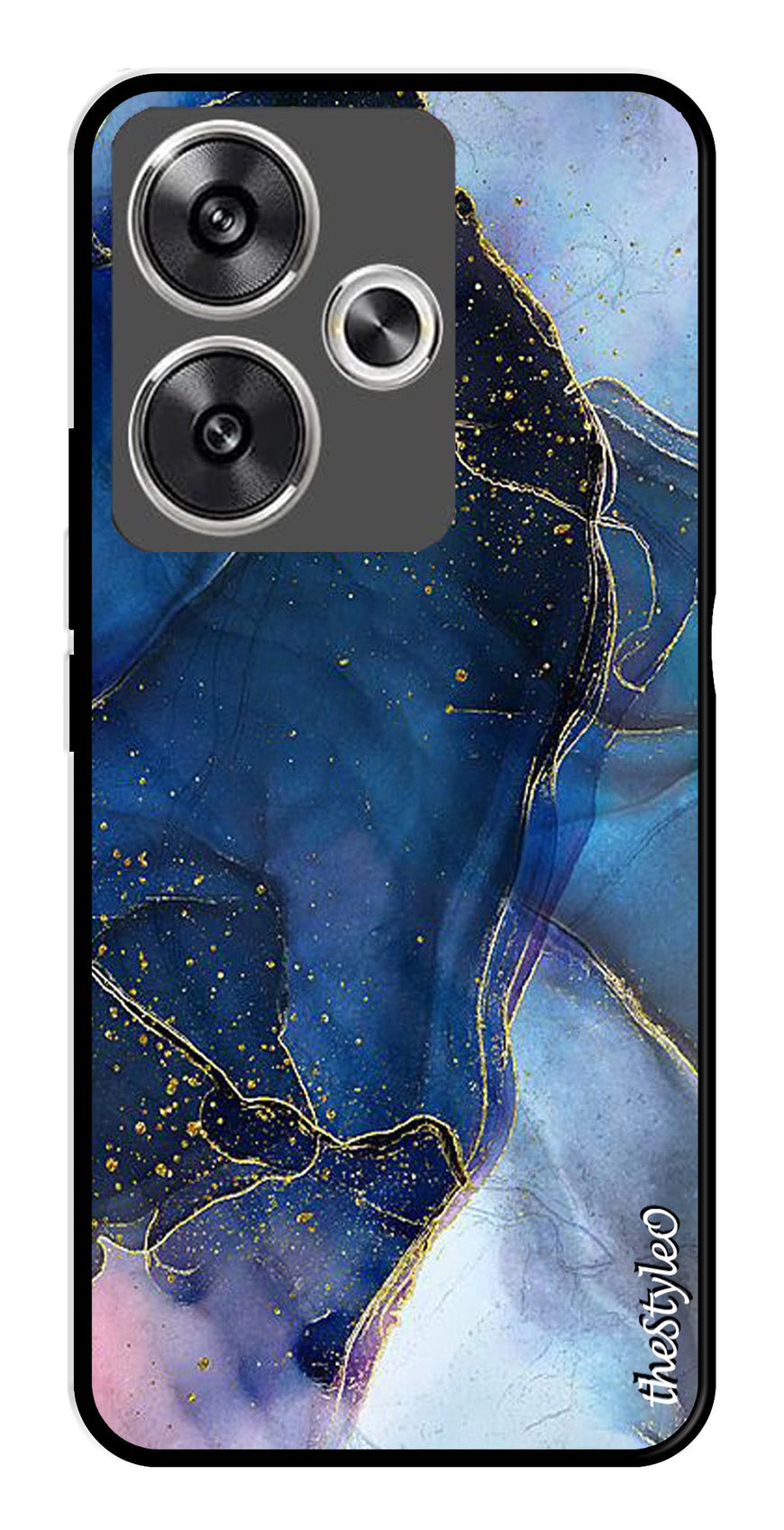 Awesome Metal Mobile Case for Poco F6 5G (Design No -33)