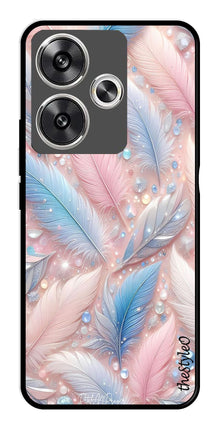 Feather Design Metal Mobile Case for Poco F6 5G