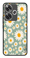 Floral Design Metal Mobile Case for Poco F6 5G (Design No -87)