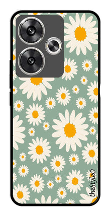 Floral Design Metal Mobile Case for Poco F6 5G